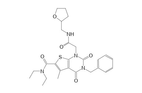 thieno[2,3-d]pyrimidine-1-acetamide, 6-[(diethylamino)carbonyl]-1,2,3,4-tetrahydro-5-methyl-2,4-dioxo-3-(phenylmethyl)-N-[(tetrahydro-2-