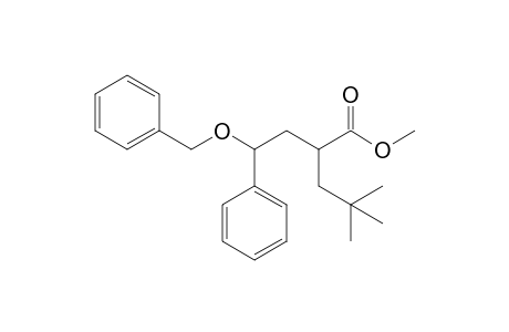 Methyl 2-(2-benzyloxy-2-phenylethyl)-4,4-dimethylpentanoate