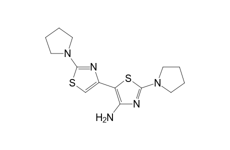 2-(1-pyrrolidinyl)-5-[2-(1-pyrrolidinyl)-4-thiazolyl]-4-thiazolamine