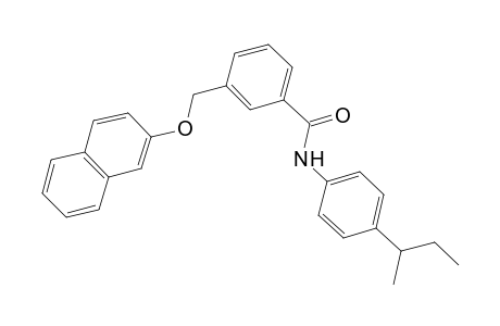 N-(4-sec-butylphenyl)-3-[(2-naphthyloxy)methyl]benzamide