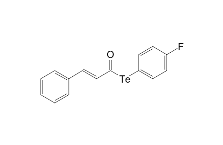 p-Fluorophenyl 3-phenylprop-2-en-telluroloate