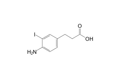 3-(4-amino-3-iodo-phenyl)propanoic acid