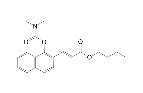 Butyl (E)-3-(1-((dimethylcarbamoyl)oxy)naphthalen-2-yl)acrylate