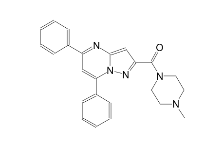 2-[(4-methyl-1-piperazinyl)carbonyl]-5,7-diphenylpyrazolo[1,5-a]pyrimidine