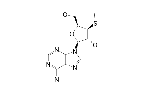9-[3-DEOXY-3-(METHYLTHIO)-BETA-D-XYLOLFURANOSYL]-ADENINE