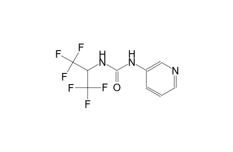 N-(3-pyridinyl)-N'-[2,2,2-trifluoro-1-(trifluoromethyl)ethyl]urea