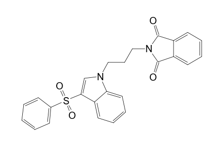 3-Phenylsulfonyl-1-(3-phthalimidopropyl)indole