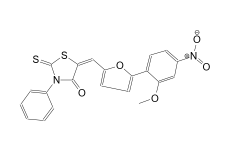 4-thiazolidinone, 5-[[5-(2-methoxy-4-nitrophenyl)-2-furanyl]methylene]-3-phenyl-2-thioxo-, (5E)-