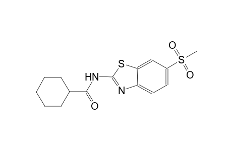 N-[6-(methylsulfonyl)-1,3-benzothiazol-2-yl]cyclohexanecarboxamide