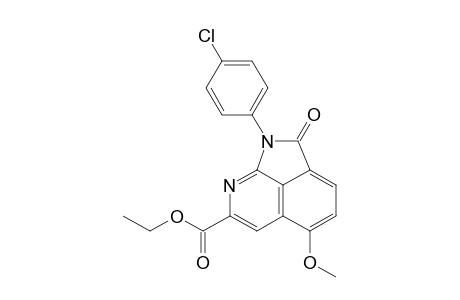 Ethyl 1-(4-chlorophenyl)-5-methoxy-2-oxo-1,2-dihydropyrrolo[4,3,2-ij]isoquinoline-7-carboxylate