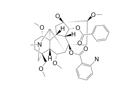 8-DEACETYL-8-ANTHRANOYLDELPHININE