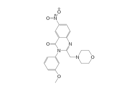 3-(3-methoxyphenyl)-2-(4-morpholinylmethyl)-6-nitro-4(3H)-quinazolinone
