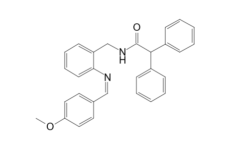 N-[2-(4-Methoxybenzylideneamino)benznyl]diphenylacetamide