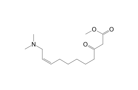 Methyl ester of (Z)-11-(dimethylamino)-3-oxo-9-undecenoic acid