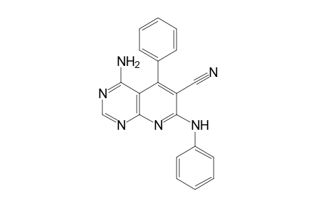 4-amino-7-anilino-5-phenyl-pyrido[2,3-d]pyrimidine-6-carbonitrile
