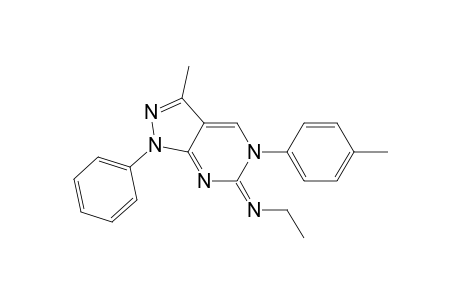 6-(ethylimino)-3-methyl-1-phenyl-5-(4-methylphenyl)-5,6-dihydro-1H-pyrazolo[3,4-d]pyrimidine