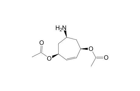 meso-(1R,3R,6S)-3,6-Diacetoxy-4-cycloheptenylamine