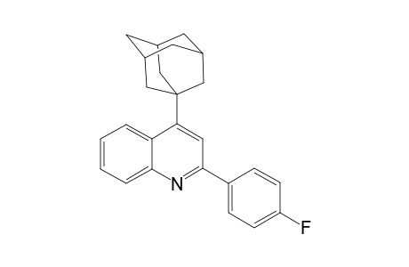 2-(4-Fluorophenyl)-4-(tricyclo[3.3.1.1(3,7)]dec-1-yl)quinoline