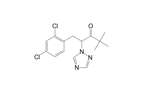 4,4-Dimethyl-1-(2,4-dichloro-phenyl)-2-(1,2,4-triazolyl)-3-pentanone