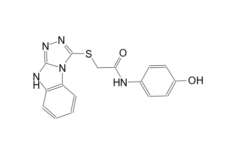 acetamide, N-(4-hydroxyphenyl)-2-(9H-[1,2,4]triazolo[4,3-a]benzimidazol-3-ylthio)-