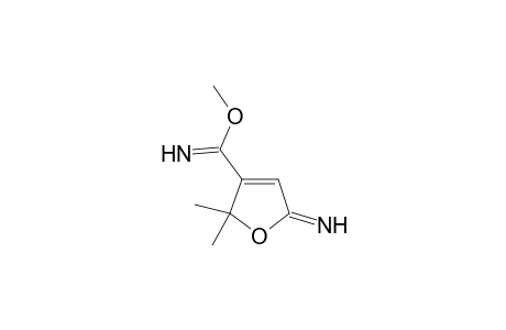 2-Imino-5,5-dimethyl-4-methoxycarbimide-2,5-dihydrofuran