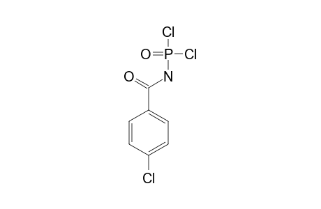 PARA-CL-C6H4C(O)NHP(O)CL2;N-(PARA-CHLORO)-BENZOYL-DICHLORO-PHOSPHORIC-AMIDE