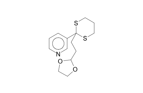 3-(3-[1,3]Dioxolan-2-yl-1-[1,3]dithian-2-yl-propyl)-pyridine