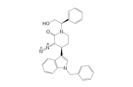 (4S)-4-(1-benzylindol-3-yl)-5-diazonio-1-[(1R)-2-hydroxy-1-phenyl-ethyl]-3,4-dihydro-2H-pyridin-6-olate