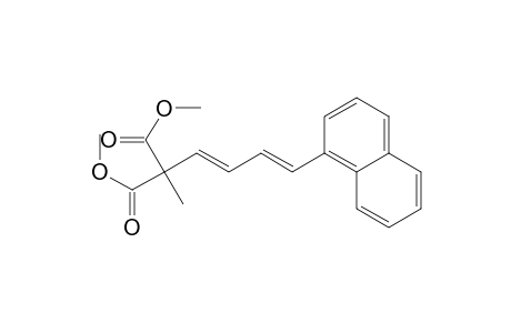 Propanedioic acid, methyl[4-(1-naphthalenyl)-1,3-butadienyl]-, dimethyl ester, (E,Z)-