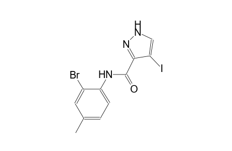 N-(2-bromo-4-methylphenyl)-4-iodo-1H-pyrazole-3-carboxamide