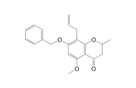 8-Allyl-7-benzyloxy-5-methoxy-2-methylchroman-4-one