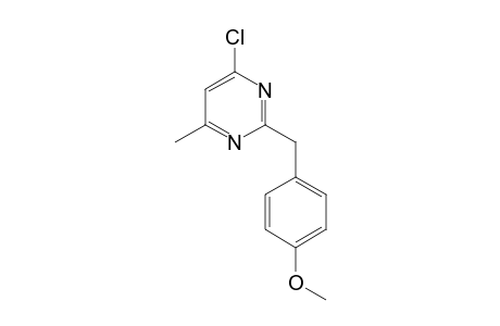 Pyrimidine, 4-chloro-2-[(4-methoxyphenyl)methyl]-6-methyl-