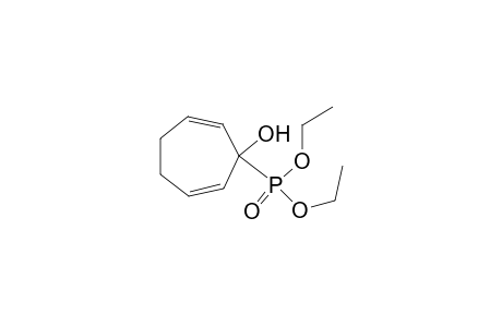 Phosphonic acid, (1-hydroxy-2,6-cycloheptadien-1-yl)-, diethyl ester