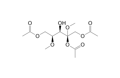 1,4,5-tri-O-acetyl-2,4-di-O-methylquinovitol