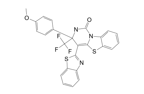 3-(4-METHOXYPHENYL)-4-(2-BENZOTHIAZOLYL)-3-TRIFLUOROMETHYL-2,3-DIHYDRO-1-H-PYRIMIDO-[6.1-B]-[1.3]-BENZOTHIAZOL-1-ONE
