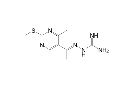 2-[(E)-1-(4-methyl-2-methylsulfanyl-pyrimidin-5-yl)ethylideneamino]guanidine
