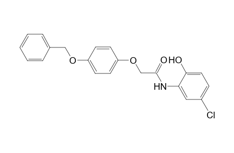 2-[4-(benzyloxy)phenoxy]-N-(5-chloro-2-hydroxyphenyl)acetamide