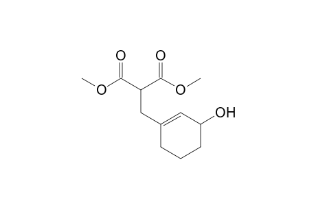 2-[(3-hydroxy-1-cyclohexenyl)methyl]propanedioic acid dimethyl ester