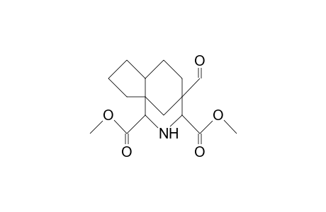 1,3-(2-Aza-1,3-dimethoxycarbonyl-propano)-bicyclo(4.3.0)nonan-3-al