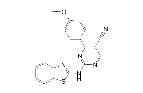 2-(1,3-Benzothiazol-2-ylamino)-4-(4-methoxyphenyl)-5-pyrimidinecarbonitrile