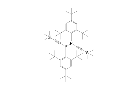 (2,4,6-tritert-butylphenyl)-[(2,4,6-tritert-butylphenyl)-(2-trimethylsilylethynyl)phosphanyl]-(2-trimethylsilylethynyl)phosphane