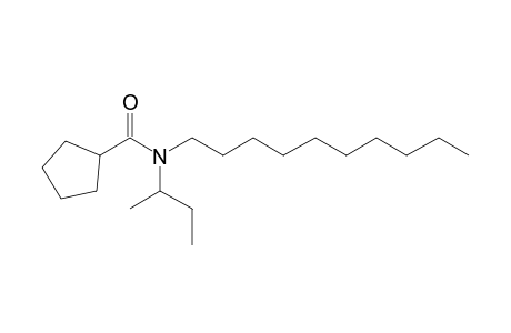 Cyclopentanecarboxamide, N-(2-butyl)-N-decyl-