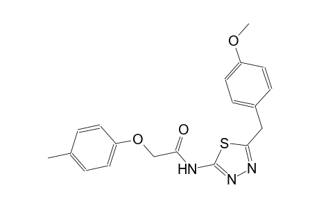 N-[5-(4-methoxybenzyl)-1,3,4-thiadiazol-2-yl]-2-(4-methylphenoxy)acetamide