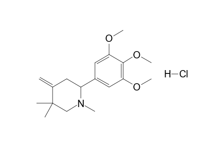 1,5,5-Trimethyl-2-(3',4',5'-trimethoxyphenyl)-4-methylenepiperidine - Hydrochloride