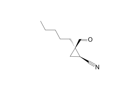 (1S,2R)-2-amyl-2-formyl-cyclopropanecarbonitrile