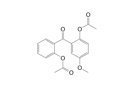 Methanone, [2-(acetyloxy)-5-methoxyphenyl][2-(acetyloxy)phenyl]-