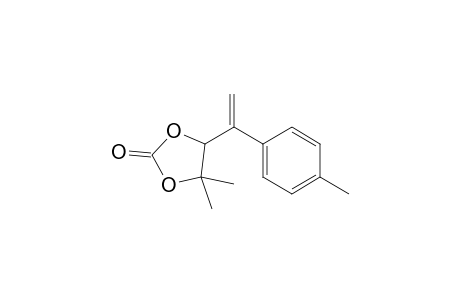 4,4-Dimethyl-5-[1-(4-methylphenyl)ethenyl]-1,3-dioxolan-2-one