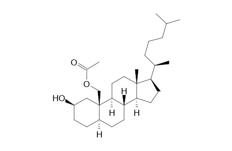 5.alpha.-Cholestane-2.beta.,19-diol, 19-acetate