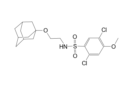 benzenesulfonamide, 2,5-dichloro-4-methoxy-N-[2-(tricyclo[3.3.1.1~3,7~]dec-1-yloxy)ethyl]-