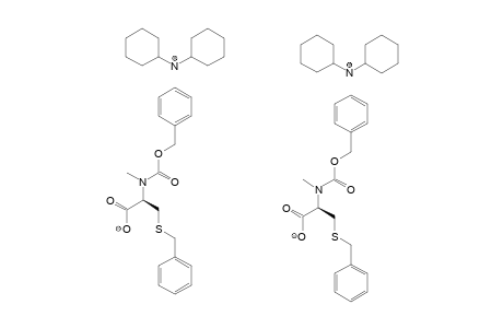 N-BENZYLOXYCARBONYL-N-METHYL-S-PHENYLMETHYL-L-CYSTEINE-DICYCLOHEXYLAMINE-SALT
